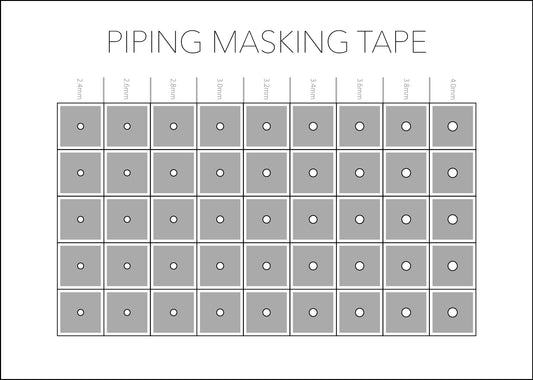 PIPING MASKING TAPE - パイピングマスキングテープ -