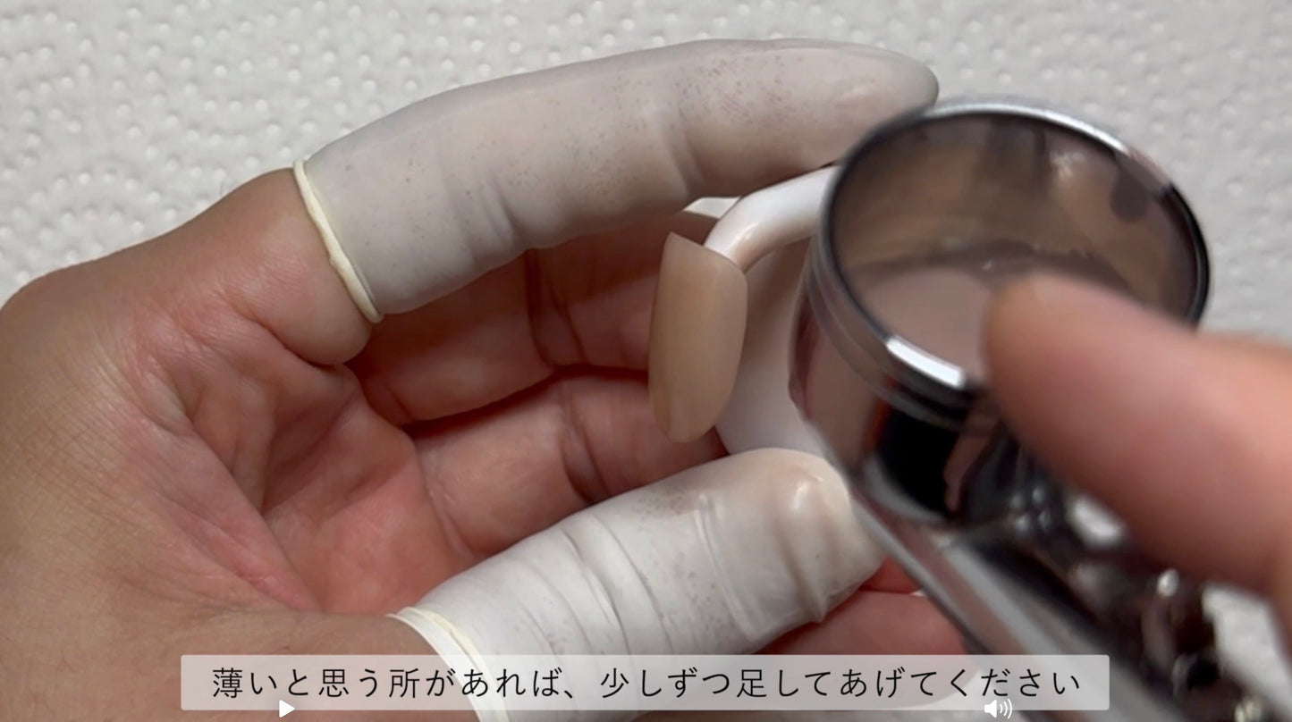 動画で学ぶ！！はじめてのエアブラシ®︎  vol５：ワンカラーの基礎